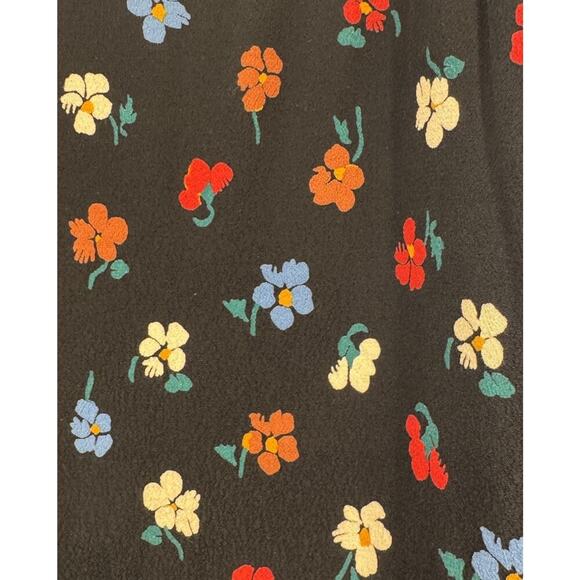 Madewell Button Front Cami Women’s Size 8 Cropped Tank Floral Print Retro - Picture 6 of 7